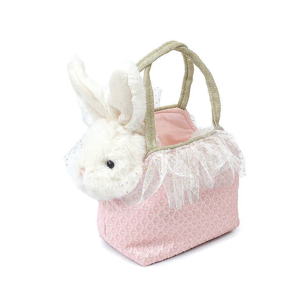 Conejo y bolso rosa