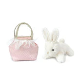 Conejo y bolso rosa