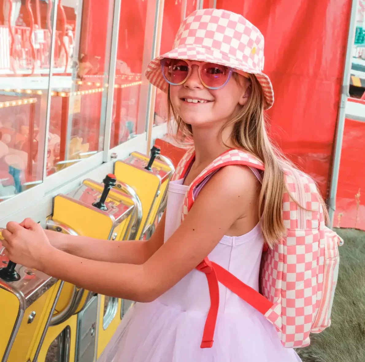 Sombrero Bucket Reversible Rayas Candy