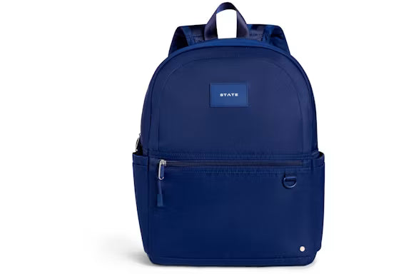 Mochila Kane de doble bolsillo azul oscuro