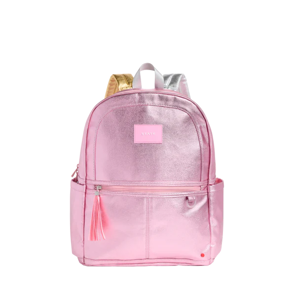 Mochila Kane de doble bolsillo rosa brillante