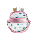 Mochila Kane de doble bolsillo rosa brillante