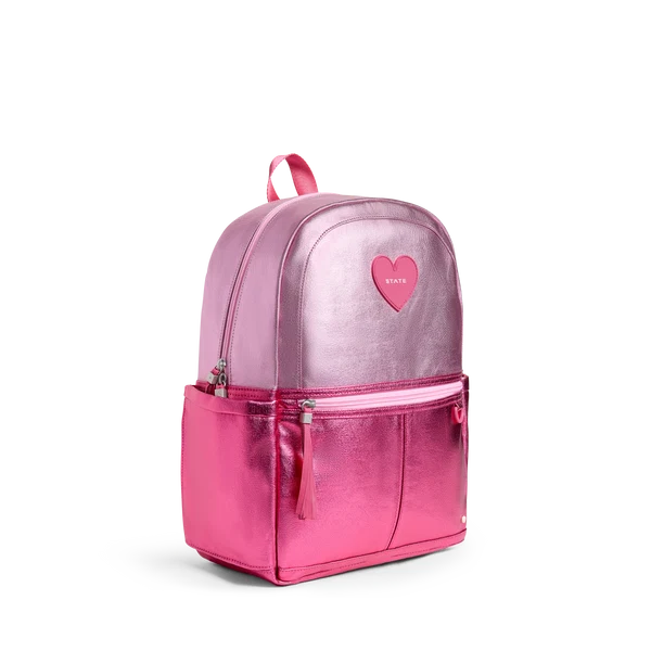 Mochila Kane rosa con corazon