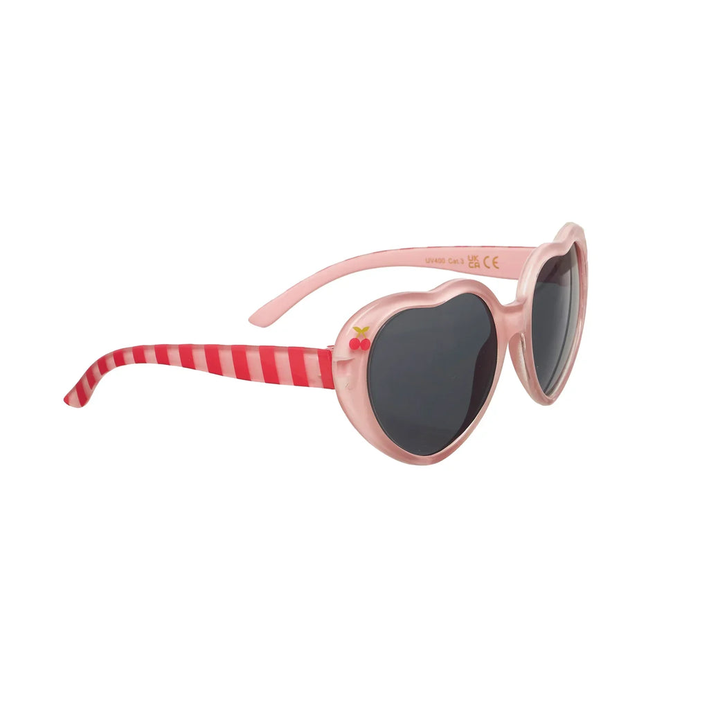 Gafas corazón cereza