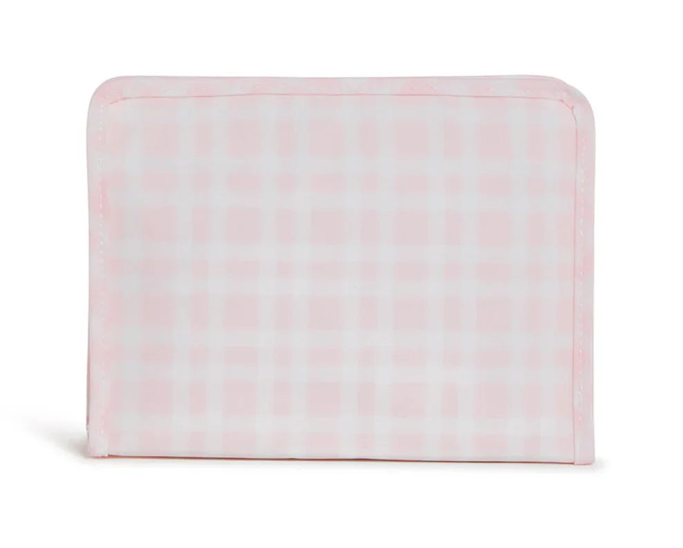 Estuche Con Cremallera - Pimlico Cuadros Rosado