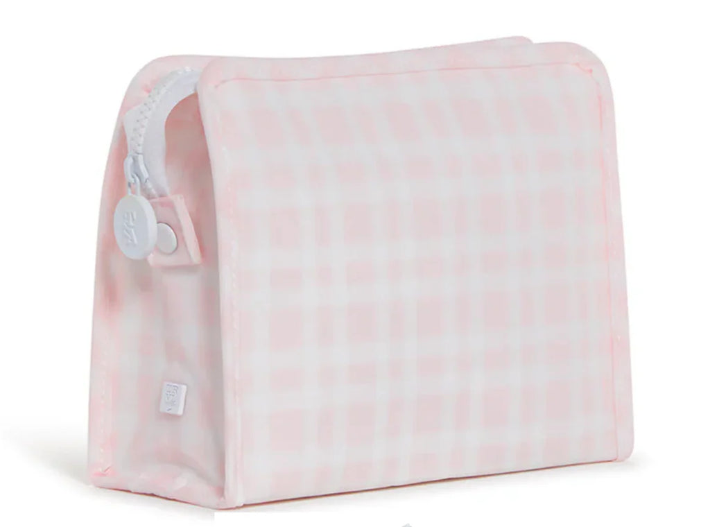 Estuche Con Cremallera - Pimlico Cuadros Rosado