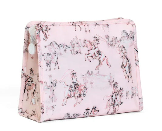 Estuche cremallera mediana  Cowgirl Toile