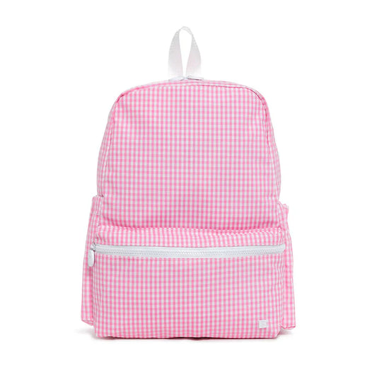 Mochila grande  Vichy rosado