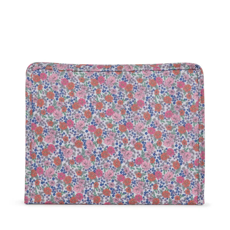 Estuche cremallera grande  Floral jardín