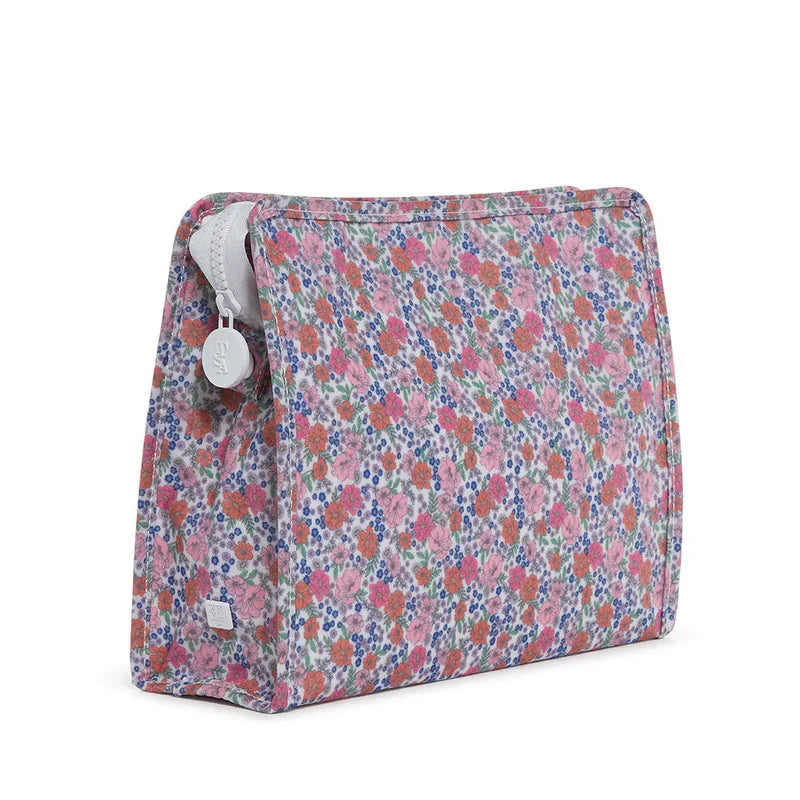 Estuche cremallera grande  Floral jardín