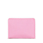 Estuche cremallera Vichy rosado