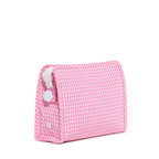 Estuche cremallera Vichy rosado