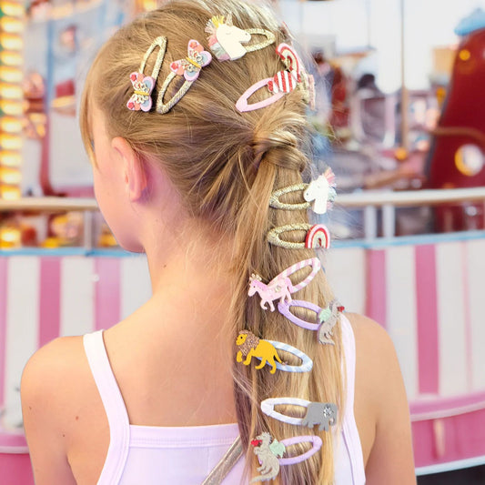 Ganchos Unicornio Arcoíris