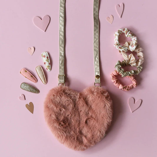 Bolso Corazón Peluche