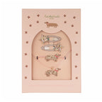 Conjunto de pelo y joyas para perros salchicha