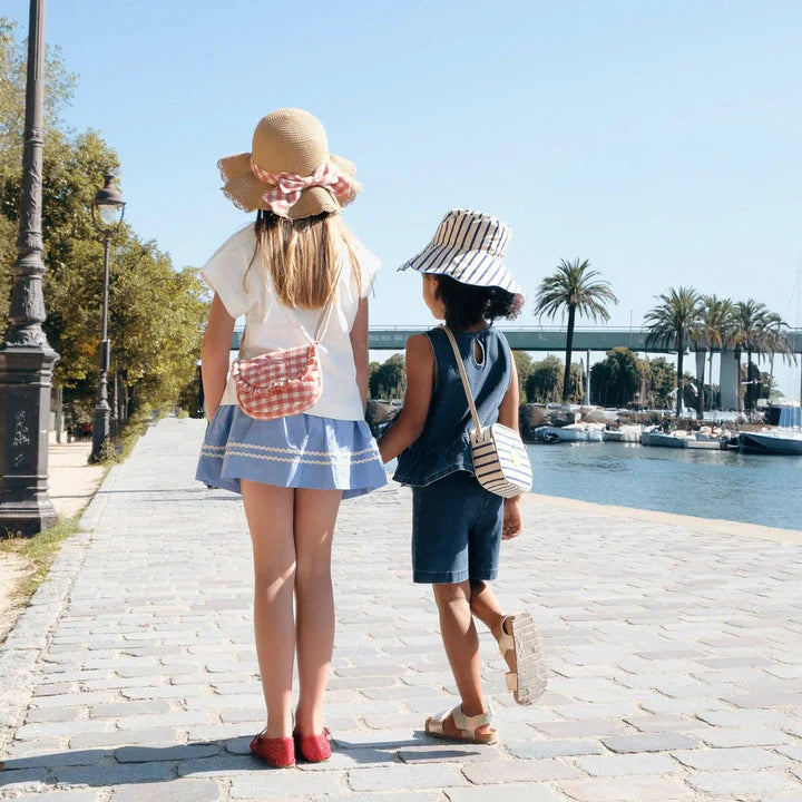 Sombrero Reversible Rayas Lemon