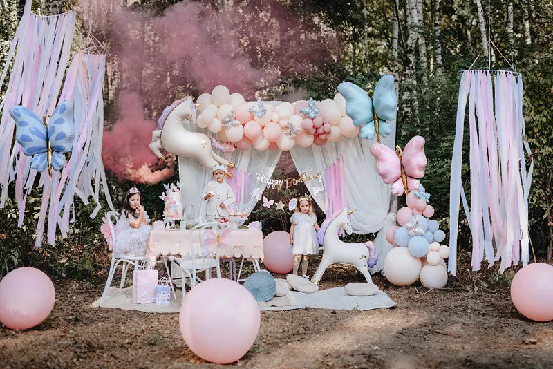 Globo de aluminio Unicornio, 113x83 cm