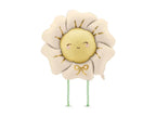 Metalizado globo flower, 104x104 cm, light beige