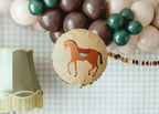 Caballo de globo de papel de aluminio, 45 cm