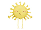 Metalizado globo sun, 91x77 cm, yellow