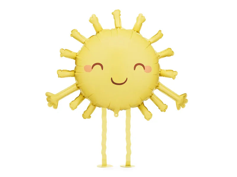 Metalizado globo sun, 91x77 cm, yellow