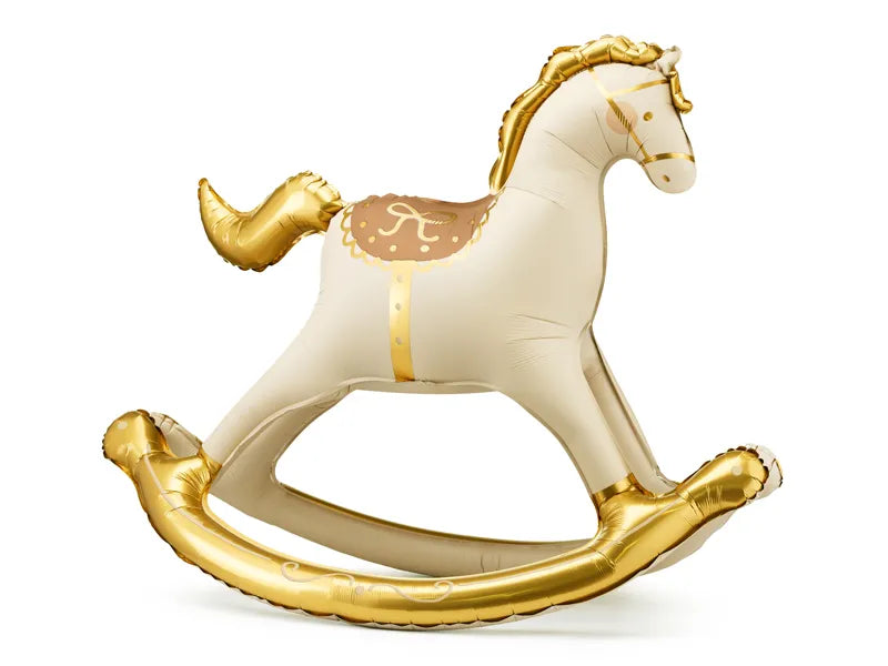 Metalizado globo rocking horse, 118x104 cm, mezcla