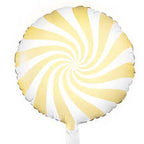 Metalizado globo candy, 35cm, light yellow