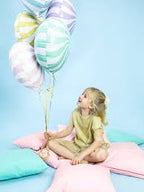 Metalizado globo candy, 35cm, light azul