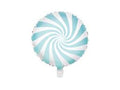 Metalizado globo candy, 35cm, light azul