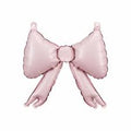 Globos metalizados para lazos de guirnaldas rosas, 25.5 x 25 cm. x5uni