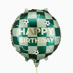 Feliz cumpleaños metalizado globo with balls, 35x35 cm, mezcla