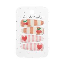 Set de Ganchos Cereza Rayada