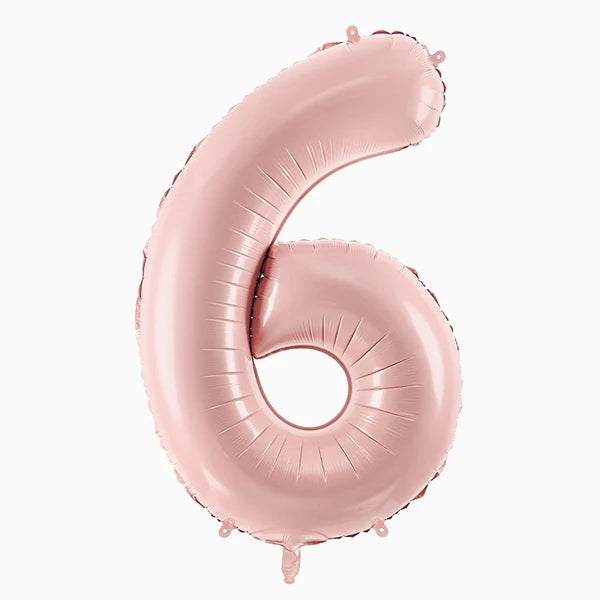 Globo Foil Número Mediano 72 cm Oro Rosa