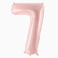 Globo Foil Número Mediano 72 cm Oro Rosa