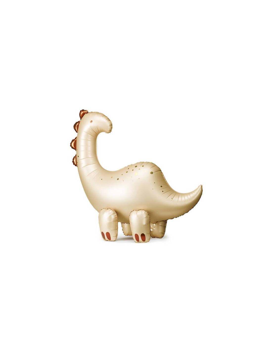 Standing metalizado globo brontosaurus, 91x85cm