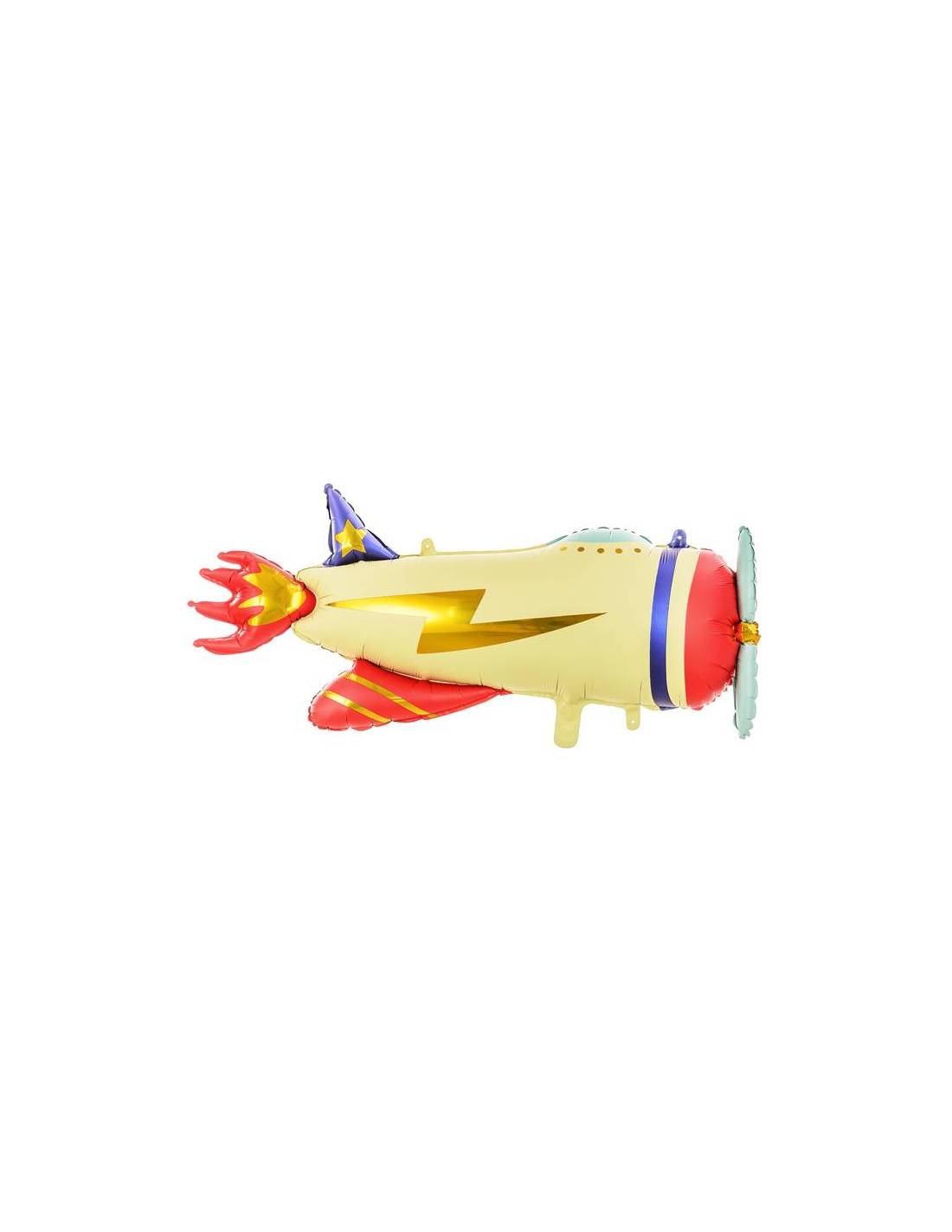 Metalizado globo plane, 91x39cm