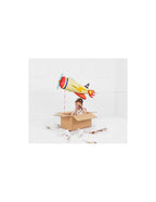 Metalizado globo plane, 91x39cm