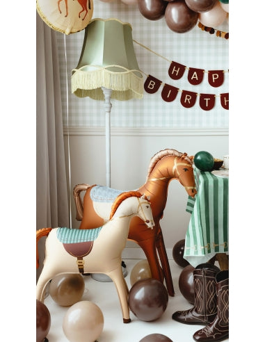 Metalizado globo horse, 112x97 cm