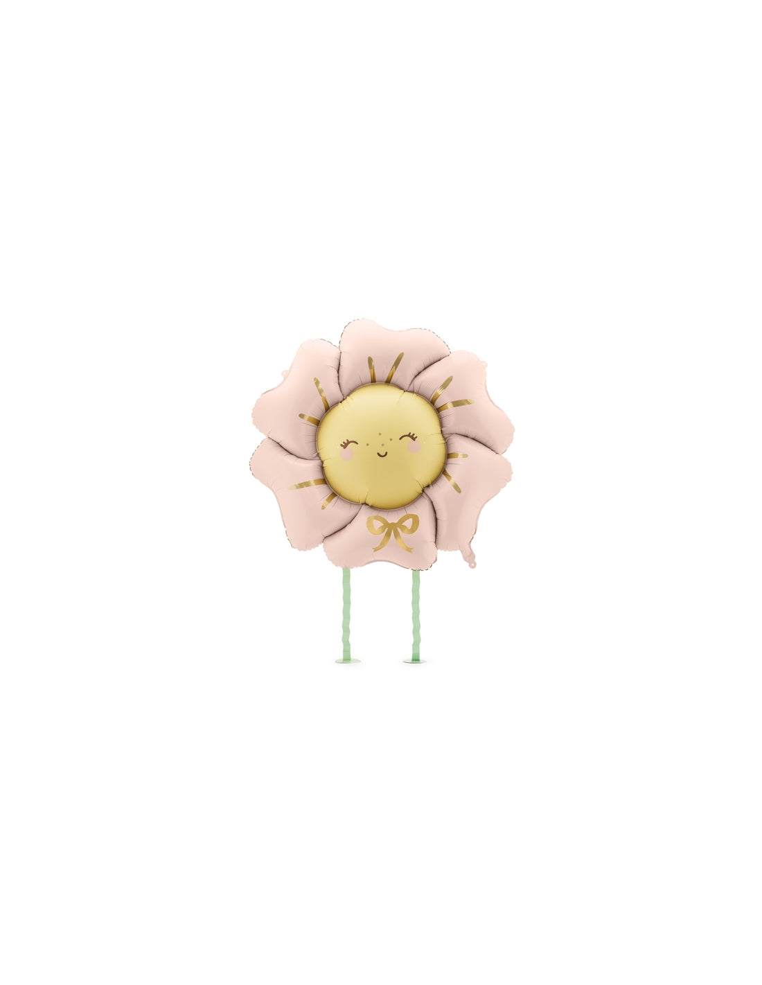 Metalizado globo flower, 104x104 cm, blush rosado