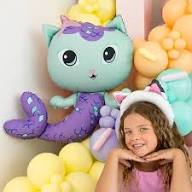 Globo de metalizado de la casa de muñecas de Gabby, gati sirena