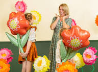 Metalizado globo flower, 53x96 cm, mezcla