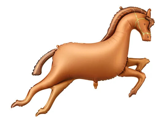 Caballo de globo de papel de aluminio, 125x100cm, surtido