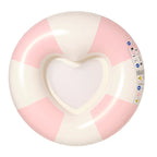 Flotador de Lujo Corazon con Rayas