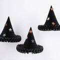 Decoracion Sombrero de bruja en Papel Nido de Abeja