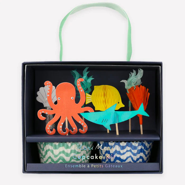 Kit para Cupcakes Criaturas Marinas