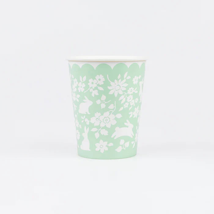 Vasos conejo ditsy (x8)