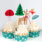 Kit Cupcakes Bosque Invernal
