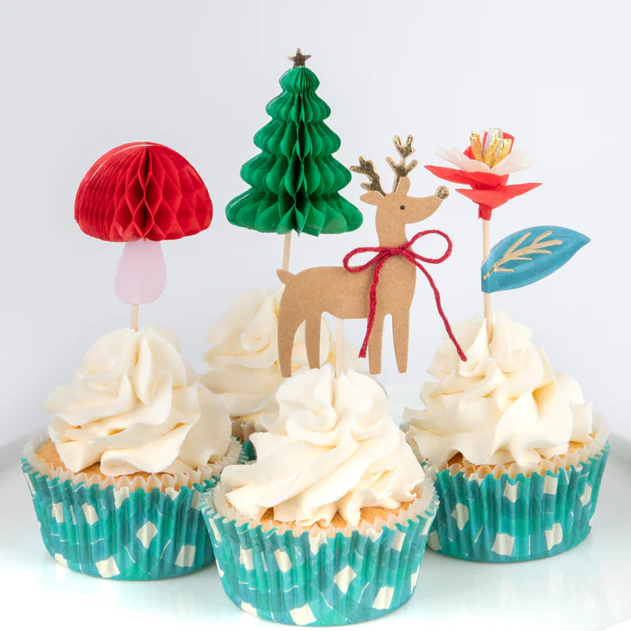 Kit Cupcakes Bosque Invernal