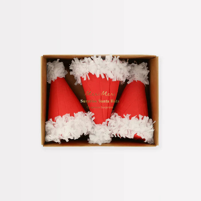 Sombreros de Papá Noel Sorpresa
