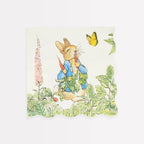 Servilletas grandes Peter Rabbit en el jardín